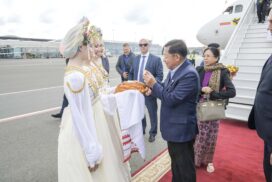 SAC Chairman Prime Minister Senior General Min Aung Hlaing and delegation visit Novosibirsk State University and Higher Military Command School in Novosibirsk, Russia