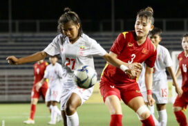Myanmar women's team reach semi-finals with second-placed position