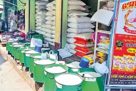Yangon market sees trading flat of high-grade Pawsan rice