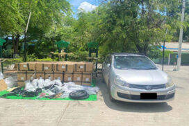 Illegal timbers, consumer goods, foodstuffs, materials, motorbike parts and vehicles confiscated