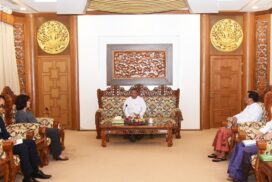 Union Foreign Affairs Minister receives Special Envoy of United Nations Secretary-General on Myanmar