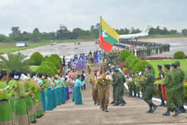 Myanmar Tatmadaw delegation participating in Int’l Army Games-2022 in Russian Federation arrives back