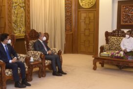MoFA Union Minister receives Cambodian delegation led by Secretary of State for Foreign Affairs and International Cooperation and Head of Office of Special Envoy of ASEAN Chair