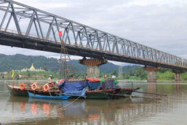No 2 Bala Minhtin bridge construction underway