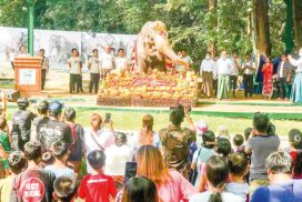 Elephant Momo’s 69th birthday celebrated