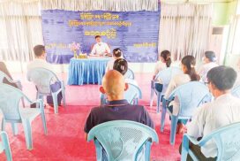 Deputy Information Minister inspects workflows in Mandalay, Magway regions