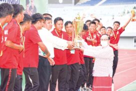 SAC members attend U-16 Men’s Football Tournament awarding ceremony