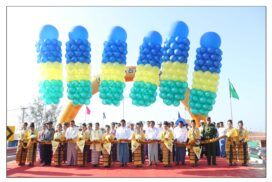 Gwa Chaung Bridge in Rakhine State opened marking Diamond Jubilee Independence Day