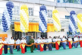 Inauguration of 9-storey medical building at Pathein General Hospital hails Diamond Jubilee Independence Day