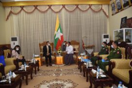 SAC member MoHA Union Minister receives Thai ambassador