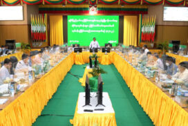 Rakhine State Stability, Peace and Development Work Coordination Committee holds 3/2022 meeting