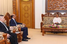 MoFA Union Minister receives Ambassador of Kuwait to Myanmar