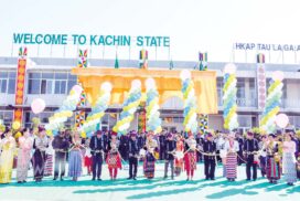 SAC members, Union ministers open airport park to hail Diamond Jubilee Kachin State Day