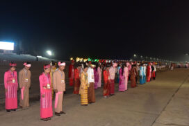 Flag hoisting ceremony of 75th Anniversary (Diamond Jubilee) Independence Day held in Nay Pyi Taw