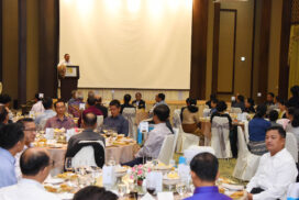Honorary dinner in commemoration of 75th Anniversary (Diamond Jubilee) Independence Day held in Nay Pyi Taw