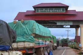 Myawady border trade crosses $151.543 million in January