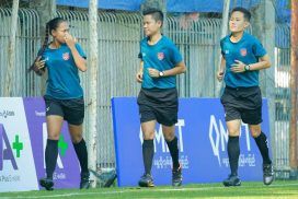 Two Myanmar women referees selected as AFC Elite Referees