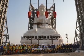 Part 4 of Maravijaya Buddha Image combined with parts 1, 2 and 3 successfully