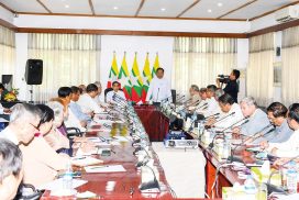 Union Minister meets MoFA staff in Yangon