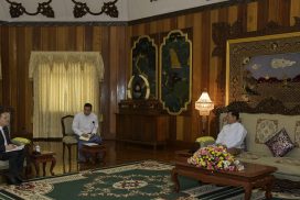 SAC Chairman PM Senior General  Min Aung Hlaing receives Rosatom DG