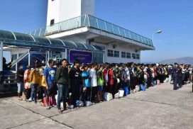 Over 600 Myanmar migrants detained in Thailand arrive in Kawthoung