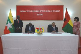 Diplomatic relations established between Republic of Union of Myanmar and Republic of Guinea-Bissau