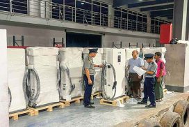 Ten more EV chargers arrive at Myanmar Industrial Port