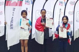 Myanmar wins 2 silvers in 7th ASEAN Inline Freestyle Championships
