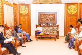 MoFA Union Minister receives Chinese Ambassador to Myanmar