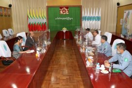 MoBA Union Minister receives Ambassador of India to Myanmar