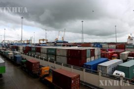 Myanmar registers trade deficit of over $754 mln over past 11 and half months