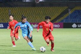 Myanmar girls squad face shocking loss to India in Asian Cup Qualifiers