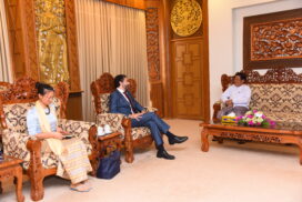 MoFA Union Minister receives IFRC Regional Director for Asia Pacific