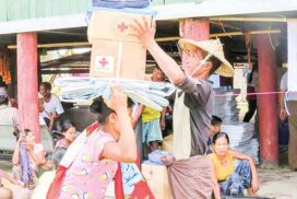 MRCS provides emergency relief supplies to Cyclone Mocha victims in Rakhine State
