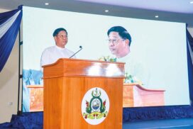 DPM MoTC Union Minister attends opening ceremony of new SetSan Staff Housing, Thiri Anawa Hall of MPA in Yangon