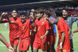 Men’s Football: Myanmar seals semifinal spot with 1-0 victory over Philippines