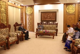 MoFA Union Minister receives WFP Country Director and Resident Representative in Myanmar