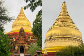 Dhammarazika Pagoda struck by lightning