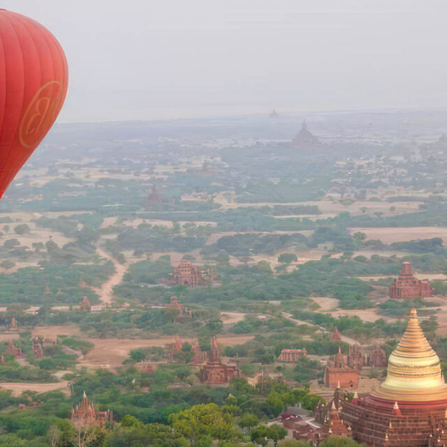 Hot Air Balloon in Bagan