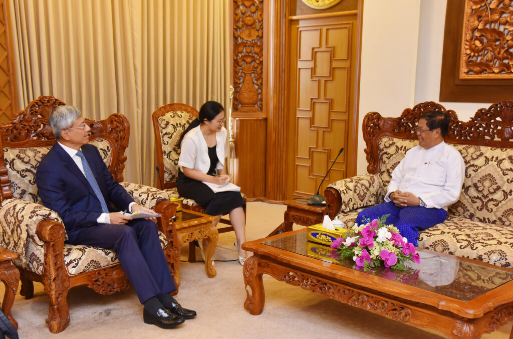 Chinese Ambassador calls on DPM MoFA Union Minister