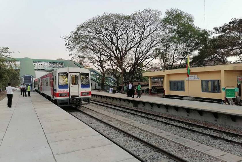Yangon circular train services temporarily suspended for Thingyan Festival