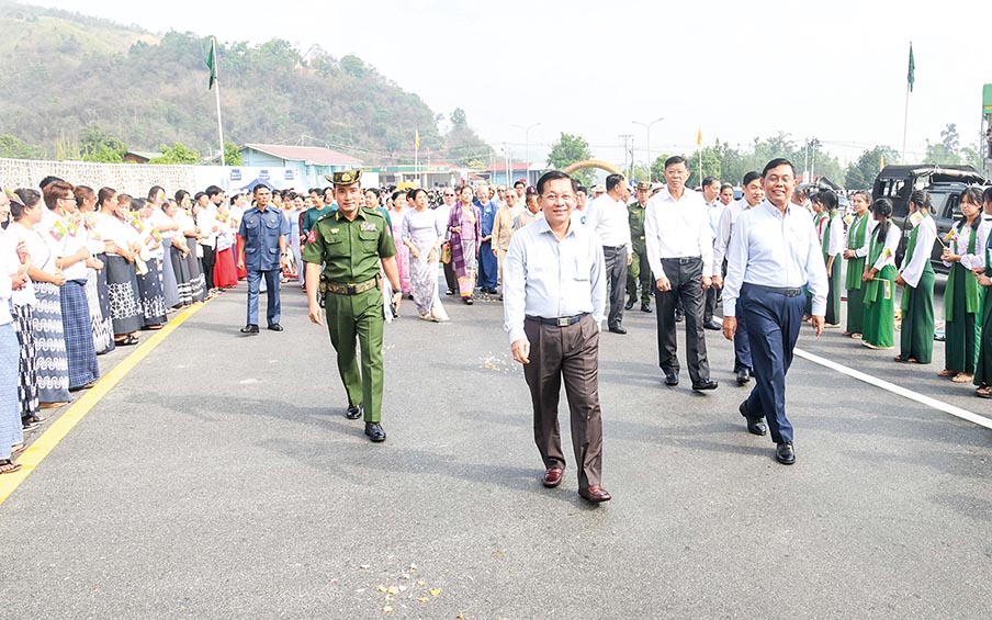 Kengtung detour commissioned into service to reduce traffic congestion in downtown Kengtung