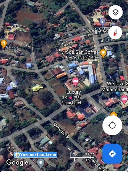 ပြင်ဦးလွင်မြို့၊မူလမြို့ဟောင်း ရပ်ကွက်ကြီး (၆)ဂရန်မြေ အိမ်အပါရောင...
