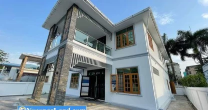#မြယမုံကမ်းသာယာအိမ်ရာ နေရာကောင်းပြင်ဆင်ပြီး အသင့်နေ ခြံကျယ် လုံးခ...